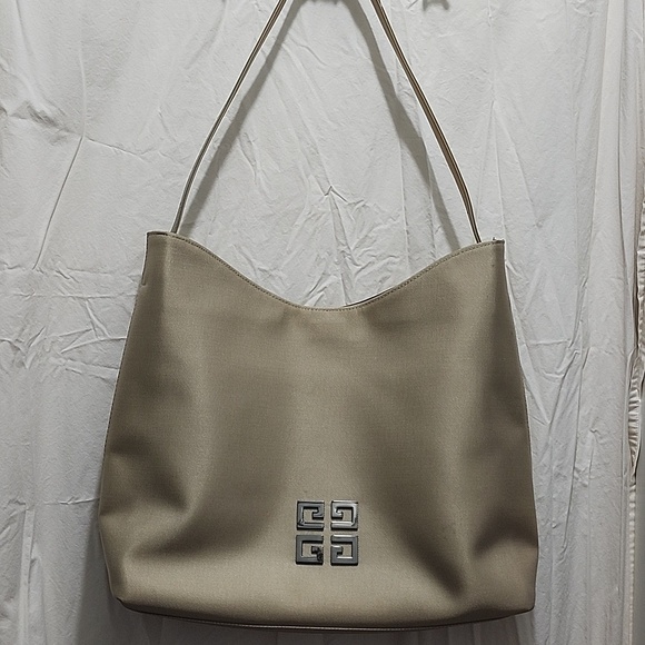 Givenchy Handbags - GIVENCHY Canvas Tote and Clutch Bundle